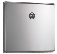 Bobrick 4354 ConturaSeries Stainless Steel Partition-Mounted Sanitary Napkin Disposal, Satin Finish, 0.7 Gallon Capacity, 12-3/4" Width x 11" Height