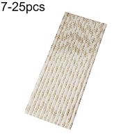 everd1487HH 25Pcs Christmas Tree Snowflake Hat Dot Print Disposable Paper Drinking Straws,Christmas Decoration Accessories DIY Material- 7#