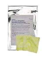 Xeroform Petrolatum Dressings. Box of 25 Impregnated Gauze Dressings 2" x 2" for abrasions, Burns, Wound Packing. Non-Adherent Gauze dressings. Non-Toxic, Non-irritating.