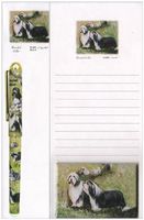 Bearded Collie Stationery Gift Set