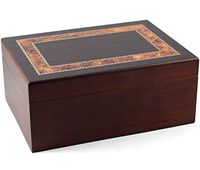 Black Walnut with Burl Inlay Cigar Humidor