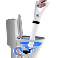 LMEIL High Pressure Gas Plungers Air Power Drain Blaster Pipe Pressure Pump Cleaner Kitchen Clogged Pipe Blockage Tool Sewer Kitchen Toilet Bathroom Household Dredge