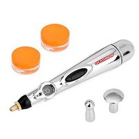 Acupuncture Pen with 3 Different Heads Plus 2 Gel Boxes, Electronic Meridian Energy Massager Pain Therapy Pen - Fast Effective Drug Free Pain Relief