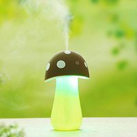 YunZhi Mushroom lamp Shape USB Cool Mist Ultrasonic Humidifier 200ml Portable Kids Humidifier Mist Atomizer Diffuser for Office Home Car Travel (Green)