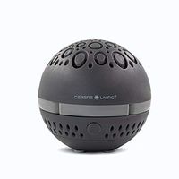 Greenair Aromasphere Waterless Portable Fragrance Essential Oil Diffuser, Battery and USB Computer Powered Aromatherapy, Dark Gray