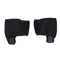 Forefoot Cushion 1 Pair Toe Protection Pad Foot Cover Anti-wear Foot Guard Separator for Adults (Black)