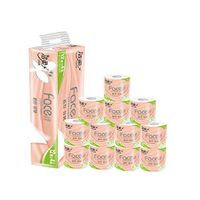 Ultra Gentle Care Toilet Paper - 4 Layers Dissolvable 120g/Roll Toilet Paper, Professional Bulk Toilet Paper with Individually Wrapped Standard Rolls - 10 Roll