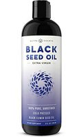 Organic Black Seed Oil - Premium Nigella Sativa Black Cumin Supplement with Thymoquinone & Omega 3 6 9-100% Pure, Extra Virgin, Unrefined, Cold Pressed, Unfiltered, Vegan 8oz
