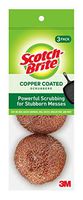 Scotch-Brite Copper Coated Scouring Pad, 24 Scouring pads
