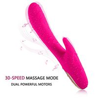 Rechargeable Wireless Wand Massager, 10 Powerful Speed Mode,Safe Silicone, High Waterproof Function, Let All Your Pain Release.(Pink)
