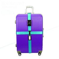 donfohy Travel longer tied me with luggage belt tied cross silicone packing tape tied with reinforcement travel