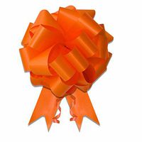 Nicky Bigs Novelties 10-8" Orange Pull Bow Pew Bows Wedding Decorations Wrap