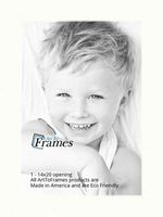 14x20 Polar White / Porcelain Custom Mat for Picture Frame with 10x16 opening size (Mat Only, Frame NOT Included)