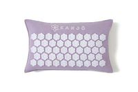 Kanjo - Premium Aroma Lavender Acupressure Pillow - 100% Cotton Linen - Buckwheat Chaff and Lavender Fill - Relieves Back Pain and Neck Pain