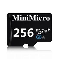 256GB Micro SD SDXC Card High Speed Class 10 Flash Memory Card with Free Adapter (256gb)