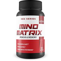 Mind Matrix Memory, Focus & Clarity Formula - Brain Booster Nootropic Supplement Scientifically Formulated for Optimal Performance with Bocopa Monnieri and DMAE - g Fuel for IQ, 60 Cap
