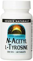 Source Naturals N-Acetyl L-Tyrosine Dietary Supplement - 60 Tablets