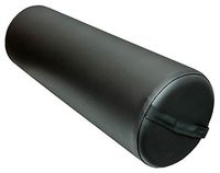 DevLon NorthWest Oversized Massage Bolster Full Round Spa Bed Cushion 25”x9"x9" (Black)