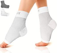 NEWMARK Plantar Fasciitis Socks with Arch Support for Men & Women - Best Ankle Compression Socks Foot Sleeve for Aching Feet & Heel Pain Relief - Better Than Night Splint Brace, Orthotics