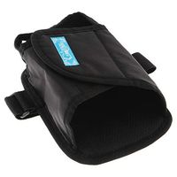 Baoblaze Black Wheelchair Footrests Cushion Pad Footplates Cover Heel Loops Protector Safety Restraint Shoes - Left/Right Foot - Right