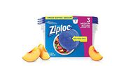 Ziploc Medium Round One Press Food Stooge Container, 3 count per pack - 6 per case.