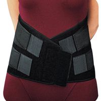 Bird & Cronin 08143649 Supportec Lumbosacral, 12" to 6" Tapers Back to Front, 36"-48" Hip Measurement