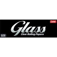 TWO Packs Glass Brand King Size Clear Cellulose Rolling Papers 80 Leaves Total