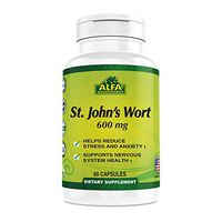 Alfa Vitamins® St. John's Wort capsules - Stress Relief - Anxiety Dietary Herbal supplement - 60 Capsules