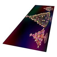 Angmile Christmas Theme 3D Carpet Non Slip Area Rouge Super Soft Flannel Floor Mat Suitable For Living Room Office Kitchen Bathroom Etc Holiday Decoration