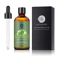 Lagunamoon Tea Tree Essential Oil, Organic Essential Oil for Skin, Large Room Diffuser, Car Diffuser with Dropper - 3.3oz