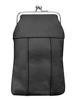 Womens Leather Cigarette Case and Lighter Holder in Choice of Colors By Improving Lifestyles (LIGHT BROWN)