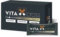 Vitacross Coco Coconut Protein Bar, 12 Count, 20 Grams of Protein