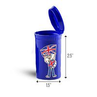 United Kingdom Sport Fan First Aid Case Pill Container ID 7137B