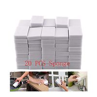 QUNANEN QUNANEN 20PCS Magic Sponge Eraser Cleaning Melamine Multi-functional Foam Cleaner (20PCS Sponge)