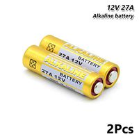 2Pcs 12V Alkaline 27A Battery R27A EL-812 A27 L828 for Remote Control Alarm，1Pc 12V 27A Alkaline Battery A27 MN27 G27A L828 V27GA EL812 VR27 ALK27A 2Pcs