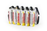 Tenergy Rechargeable AA NiCD Battery, 1000mAh High Capacity Batteries Flat Top with Tabs for Shavers, Trimmers, Razors