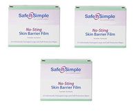 Safe n' Simple Skin Barrier No-Sting Wipes, 25 Count (3 Pack)