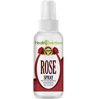 Rose Spray – Water Infused with Rose Essential Oil – 2oz Bottle by Healing Solutions