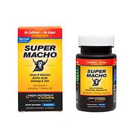 Super Macho Dietary Supplement with High Potency Zinc & 7 B Vitamins, No Preservatives, Sugar or Caffeine, Made in USA, 50 Softgels (1 Pack)