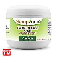 As Seen On TV Hempvana Pain Relief Cream with Cannabis Seed Extract - Relieves Inflammation, Muscle, Joint, Back, Knee, Nerves and Arthritis Pain – Made in USA 4oz Paraben Free, Vegan, Cruelty-Free