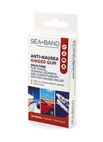Sea-Band Anti-Nausea Ginger Gum 24 Each (Pack of 7)