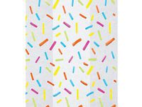 Colorful Candy Sprinkles 4x2x9 INCI Medium Cello Cellophane Treat Food Snack Bags Shanna644 (10ct)