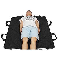 Fushida Bed Transfer Pad with Handles,Safe Transfer Lift & Turner 500 Pound Capacity,Slide Sheet for Patient,Super Sling Positioning Sheet 1909-YLL0034 (Black)