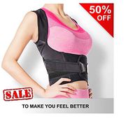 Back Brace Posture Corrector | Fully Adjustable | Improves Posture and Provides Lumbar Back Support | for Lower and Upper Back Pain and Slouching | Men and Women -Size S