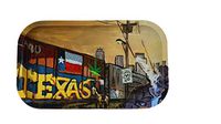 Texas Premium Rolling Tray | Medium Metal (10.6" x 6.3")