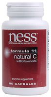 Ness Enzymes - Natural C w/Bioflavonoids #11 90 caps [Health and Beauty]
