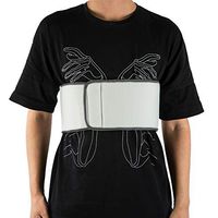 Broken Rib Belt for Men, Elastic Rib Injury Compression Support Belt Rib Cage Protector Chest Wrap for Sore or Bruised-Large