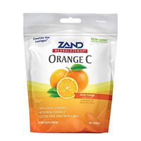 Zand HerbaLozenge Orange C | Vitamin C Lozenges w/ Herbal Extract Blend for Soothing Throat | No Corn Syrup or Cane Sugar | Family Size, 80 Loz.