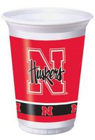 96 NCAA University of Nebraska Huskers Drinking Tailgate Party Cups - 20 oz.