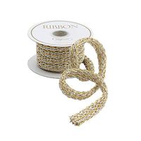 Caspari Gold & Silver Heavy Chain Ribbon - Three 12 Ft. Spools